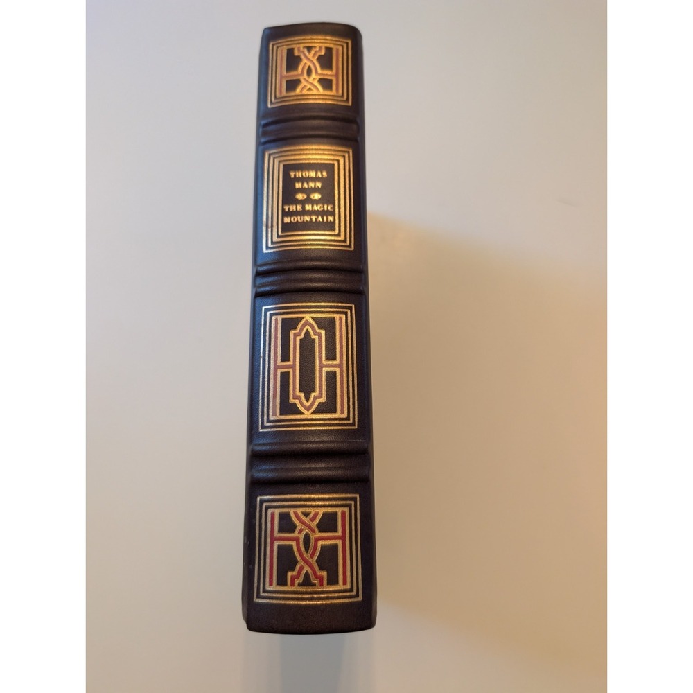 Vintage Leather Book "The Magic Mountain" -Thomas Mann-Special Ed.-Oxford Press - Picture 2 of 9